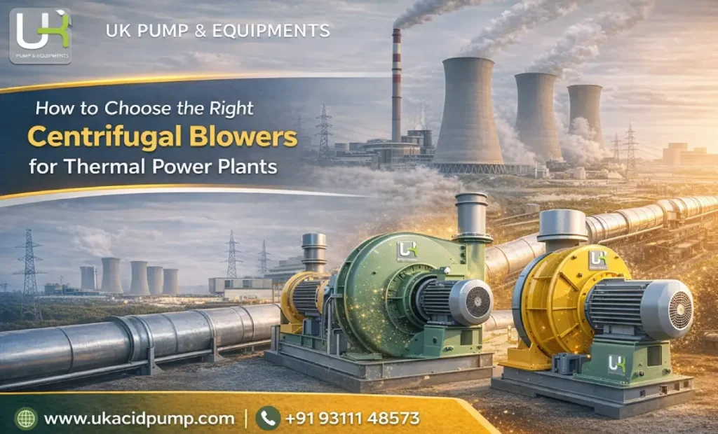 Centrifugal Blowers for Thermal Power Plants