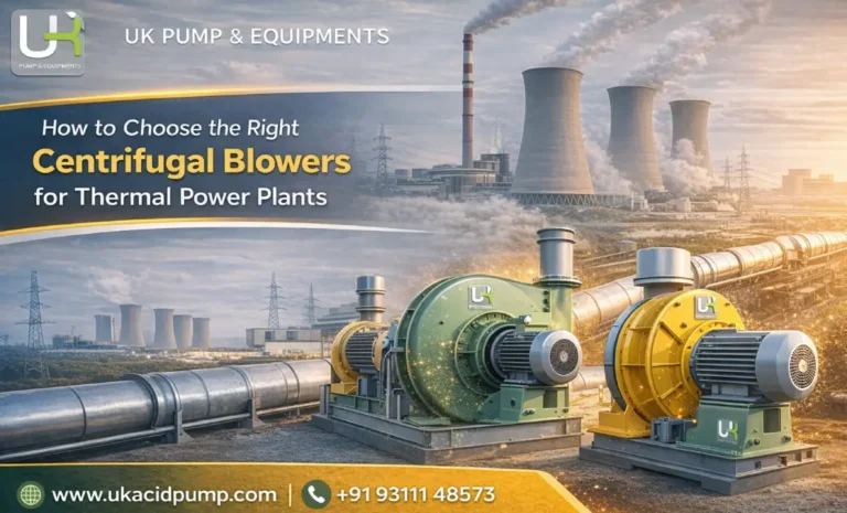 Centrifugal Blowers for Thermal Power Plants