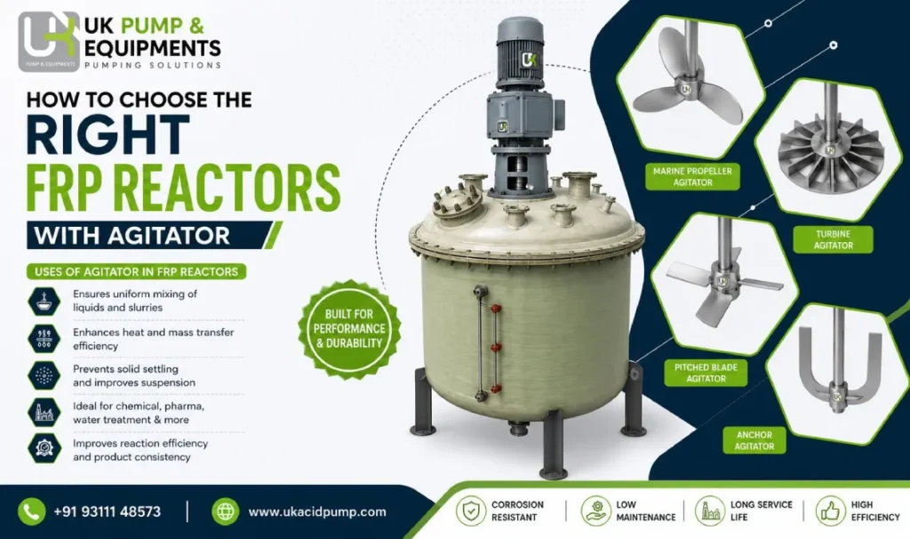 FRP Reactor With Agitators